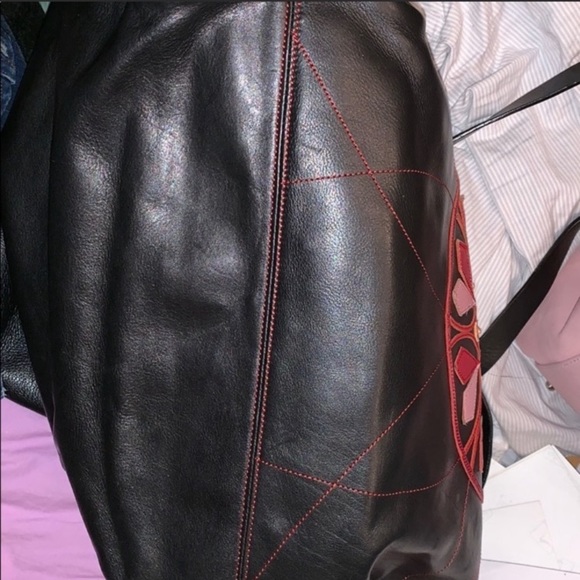 DONNA KAREN Platinum Collection Butter Soft Fine Leather Tote - Picture 5 of 16